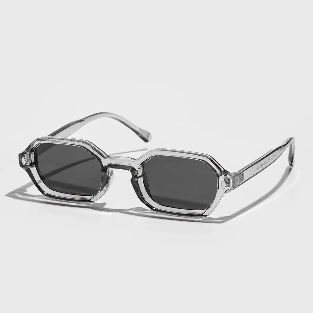 Exquisite Small Square Frame Sunglasses Fashion Sturdy and Durable Party Gatherings Beach Travel UV400 Resistant Shades Glasses