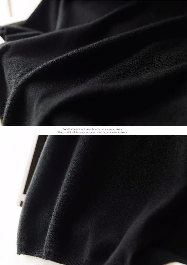 Korean Superfine Merino Cashmere T-shirt Men Base Layer Merino Shirt Wicking Breathable Short T-shirt Luxury Clothing Big Size