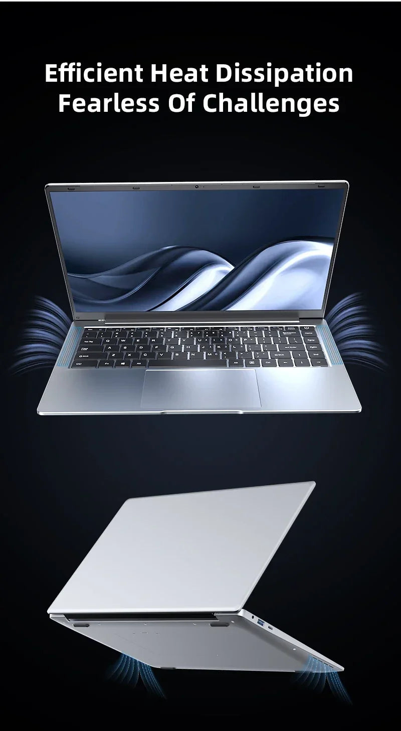 2025 Brand New Intel Core i7 8650U Laptop Windows 11 Notebook 12GB RAM 1TB 2TB SSD Office Study Laptops Notebook Computers PC