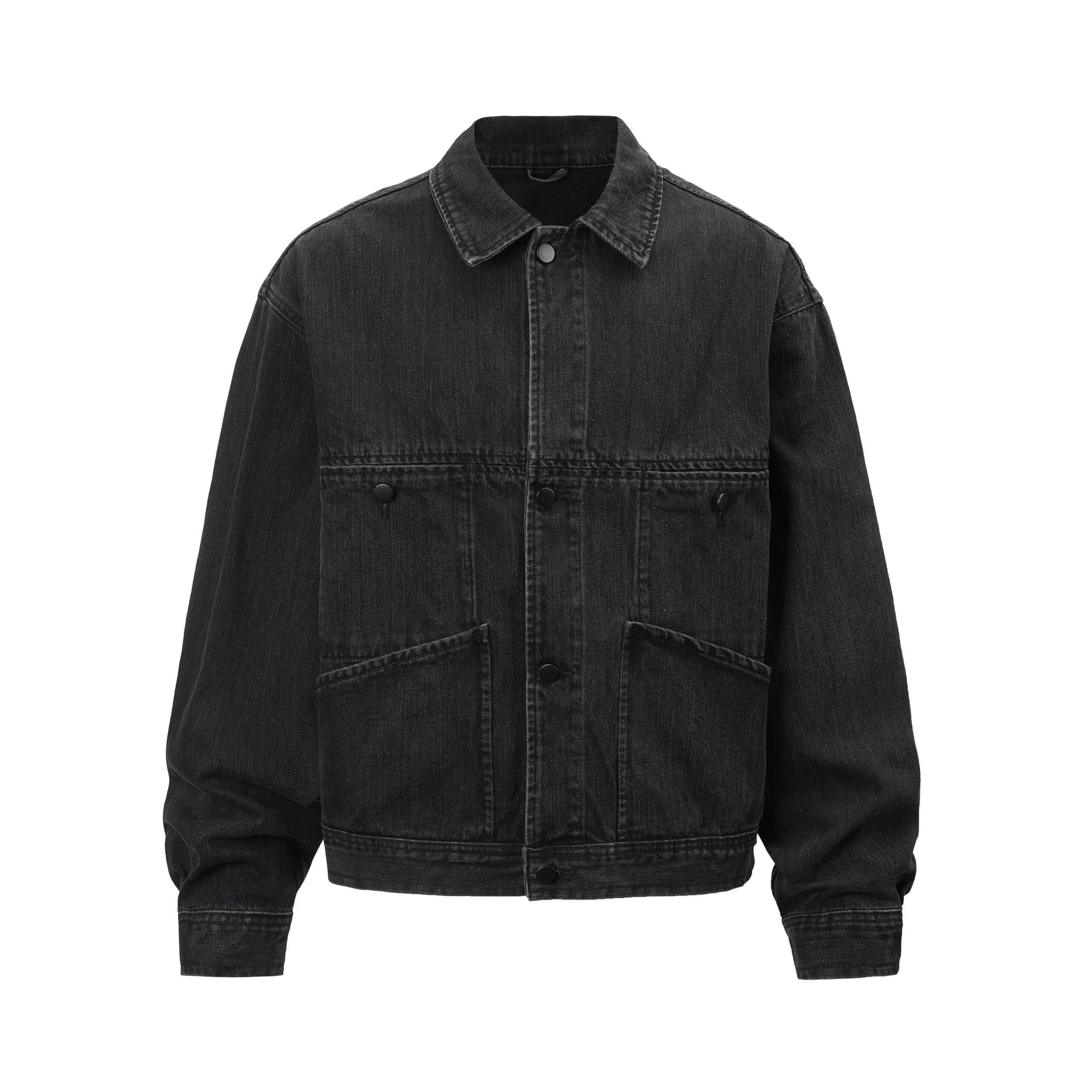 Yao Fashion Luxury Brand High Quality 1:1 Coat Casual Streetwear Vintage Cleanfit All-match Unisex Denim Denim Jacket For Men
