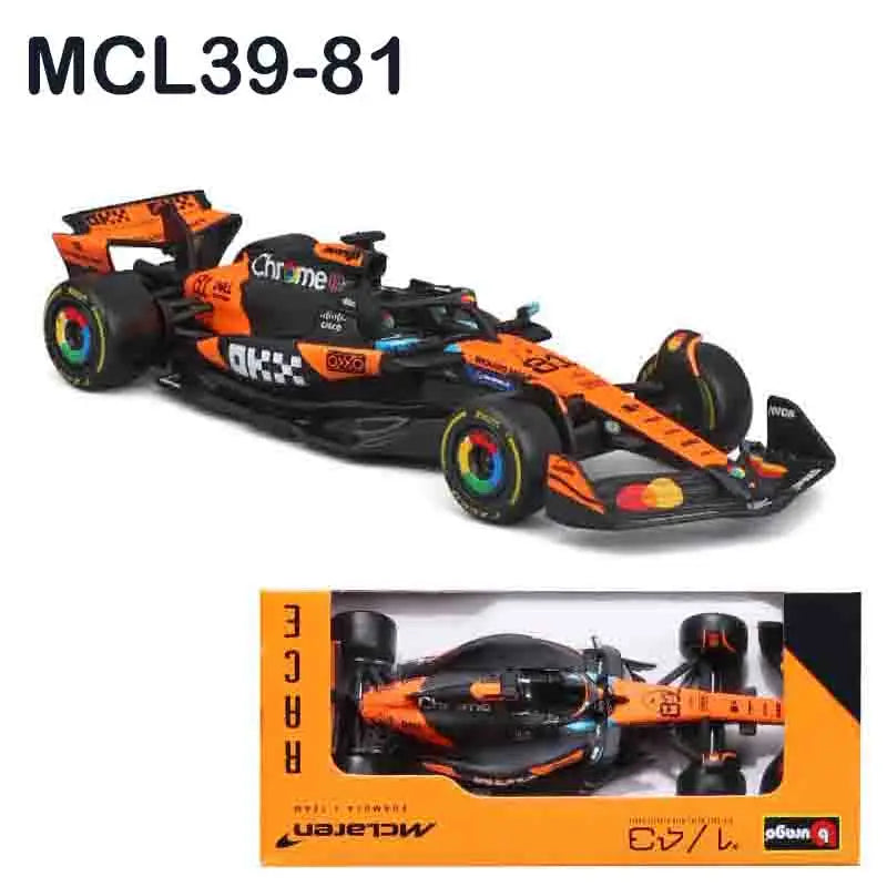 Bburago 1: 43 McLaren 2024 MCL38 Miami GP Formula Racing Alloy Car Model Toy