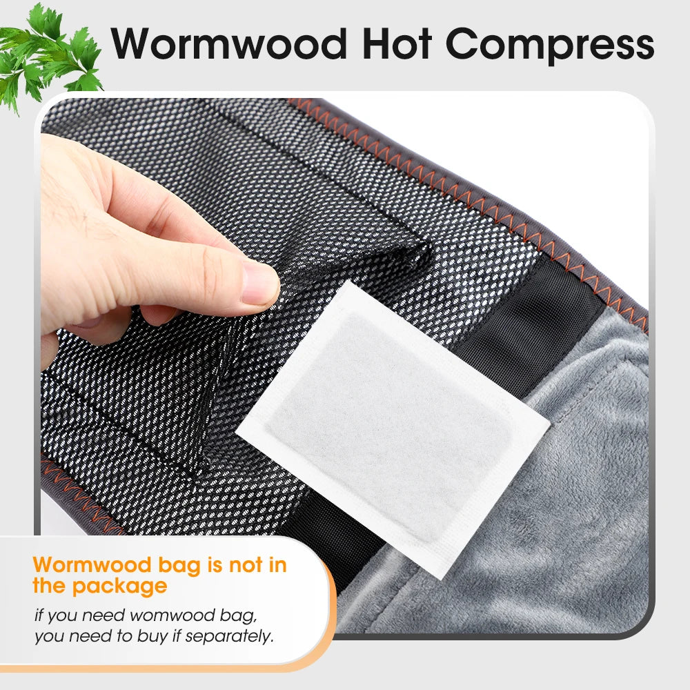 New Upgrade Electric Heating Waist Massager Support Belt Vibration Hot Compress Brace Belt Back Relax 3 Gears Adjustment