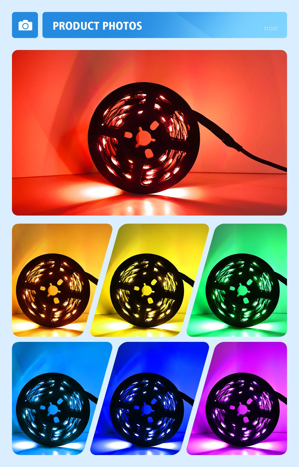 Smart Ambient Sync TV Backlight Sync Screen Color Led Strip Light USB, App Control ,Smart Phone Camera Screen Capute Technology