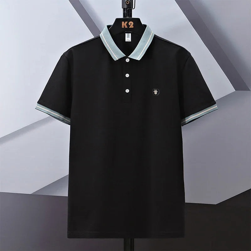 Men Polo Shirts Plus Size Loose Tops 50-140kg 6XL 7XL 8XL Spring Summer T-shirt 100% Cotton Big Size Men's Clothing 대사이즈 남성복