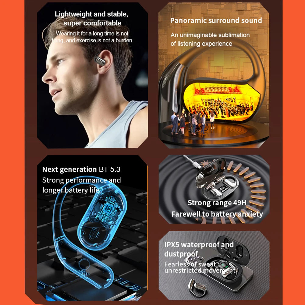 Wireless BT Language Translator Earbuds 144 Languages Translation Headphones 3-in-1 Ai Translating Earbuds Headphones