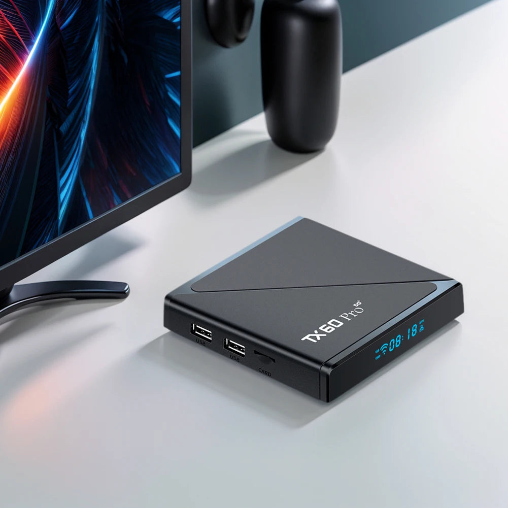 Android 16 Smart TV Box Pro 16GB+256GB Media Player With Voice Control 14K 2.4G/5G Dual WiFi Set Top Box with Remote Android Box