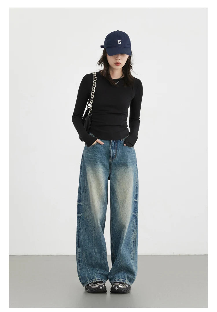 CHIC VEN Women T-Shirts Solid New Basic Heating Cashmere Round Neck Woman Tees Slim Fit Female Tops Spring Autumn 2024