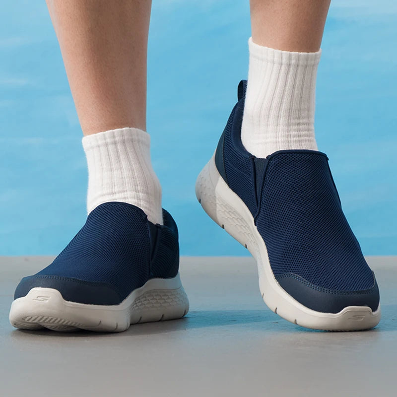 Skechers Men's Sports Shoes Go Walk Flex Lightweight, Breathable and Comfortable Casual Shoes 894181-Nvy