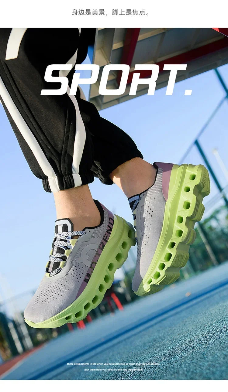 Men Sports Shoes Luxury Casual Sneakers Mesh Running Shoes Summer Lightweight Platform Fashion Basketball Walking Shoes for Men