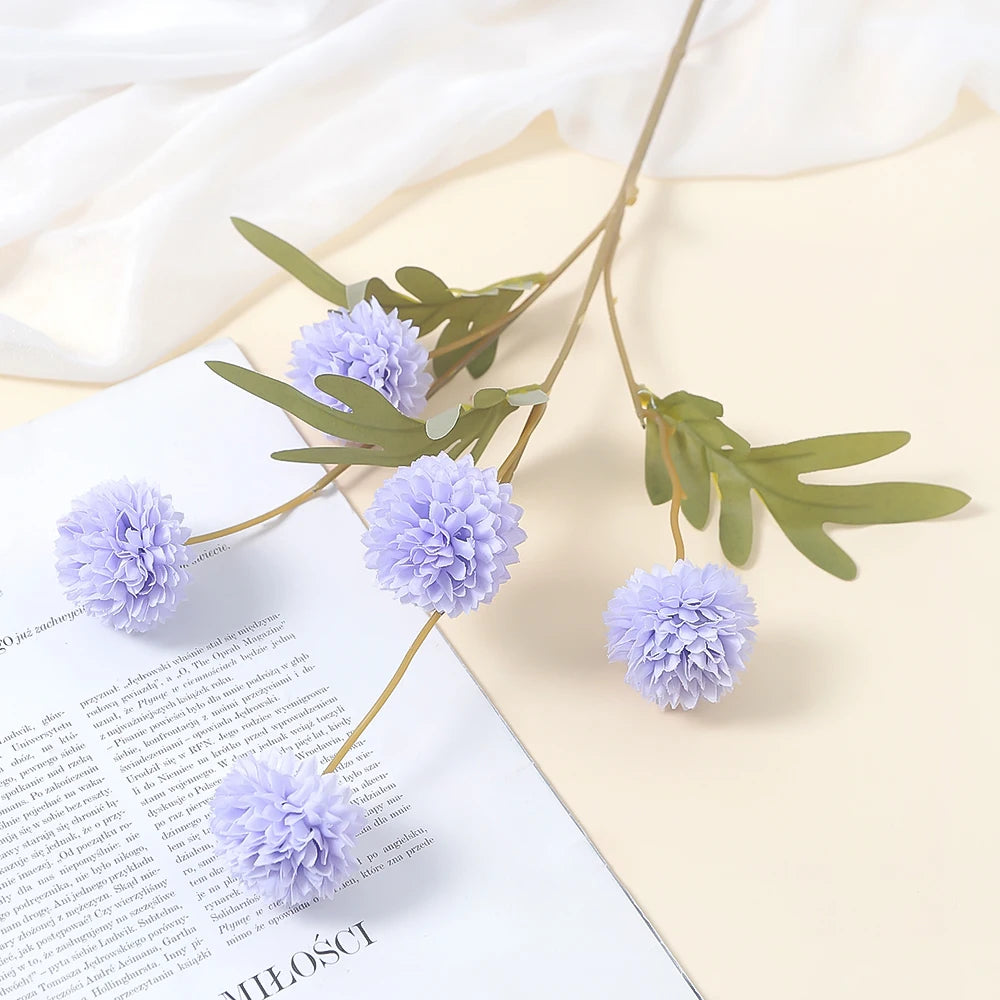1Pcs Artificial Flowers Bouquet 51CM Hydrangea Fake Flowers for Home Decor Gardern Wedding Decoration Valentine's Day Ornament