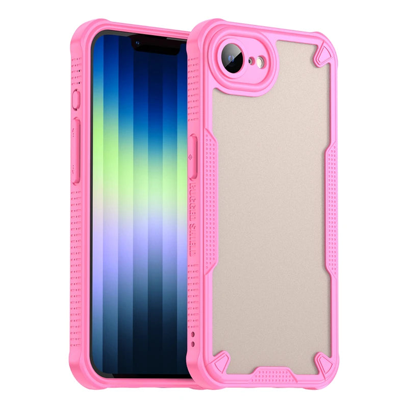 Translucent Matte Armor Case For iPhone 17e Skin-Friendly Matte Full Back Case For iPhone 17e Cover For iPhone 17e/16e Case
