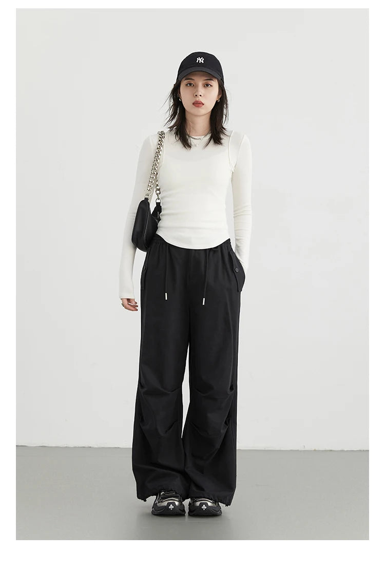 CHIC VEN Women T-Shirts Solid New Basic Heating Cashmere Round Neck Woman Tees Slim Fit Female Tops Spring Autumn 2024