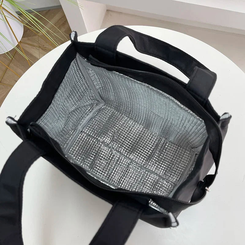 Large Capacity Insulated Lunch Bag – Aluminum Foil Thermal Tote