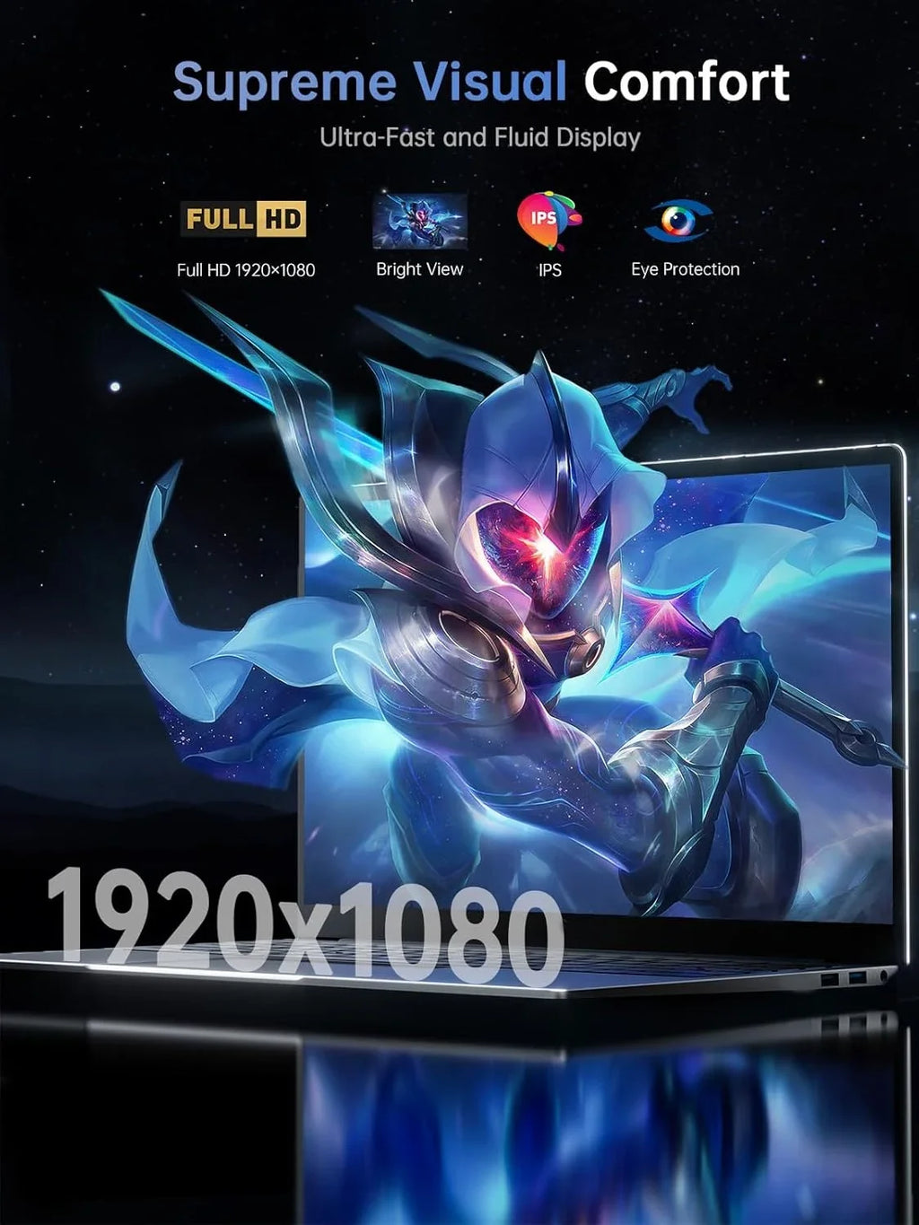 HOT 15.6 Inch Laptop Windows 11 Intel Core i7 8650U 32GB 1024GB 1920x1080 HD Gaming Computer PC Gamer Office Ultra Slim