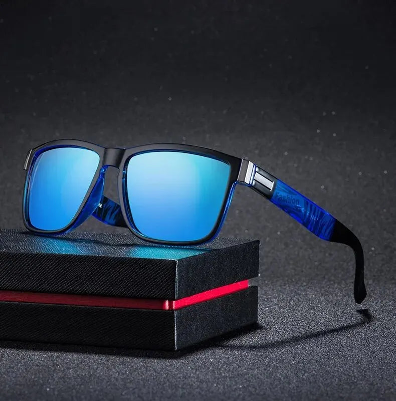 Fashionable Men Women Sunglasses Luxury Brand Designer Sun Glasses Vintage Square Driving Fishing Man Eyewear