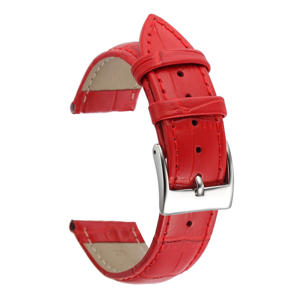 Premium Genuine Leather Watch Band – Multi-Size Wrist Strap