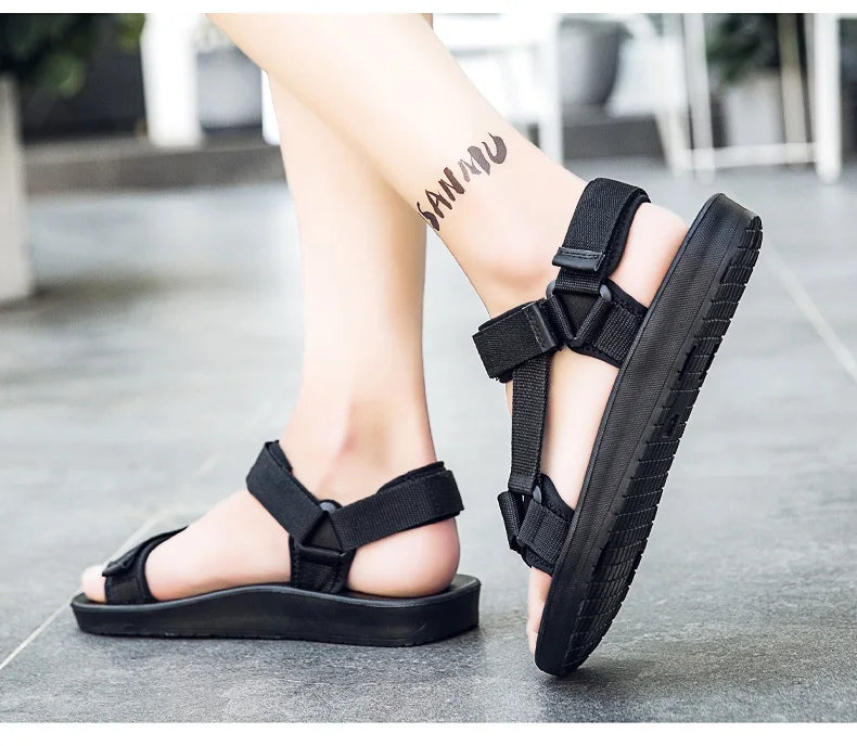 Men Sandals EVA Light Soft 2024 New Summer Casual Shoes Men Water Shoes Beach Sandals Men Couple Shoes Slippers Women Sandals
