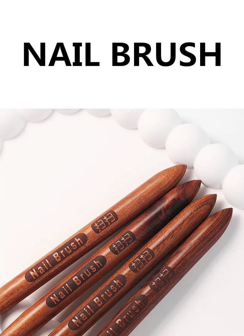 Gradient Nail Art Brush Acrylic Nail Ombre Pen DIY UV Gel Brushes Painting Drawing Flowers Nails Brush Manicure Tools for Salon