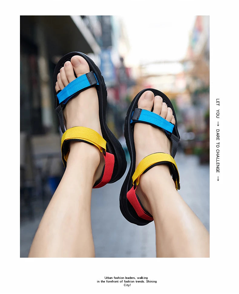 Men Sandals EVA Light Soft 2024 New Summer Casual Shoes Men Water Shoes Beach Sandals Men Couple Shoes Slippers Women Sandals