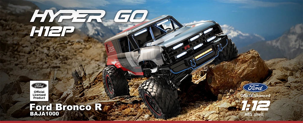 MJX 1:12 H12P Brushless High-Speed Remote Control Car Professional RC Climbing Car Four-Wheel Drive Off-Road Vehicle RTR