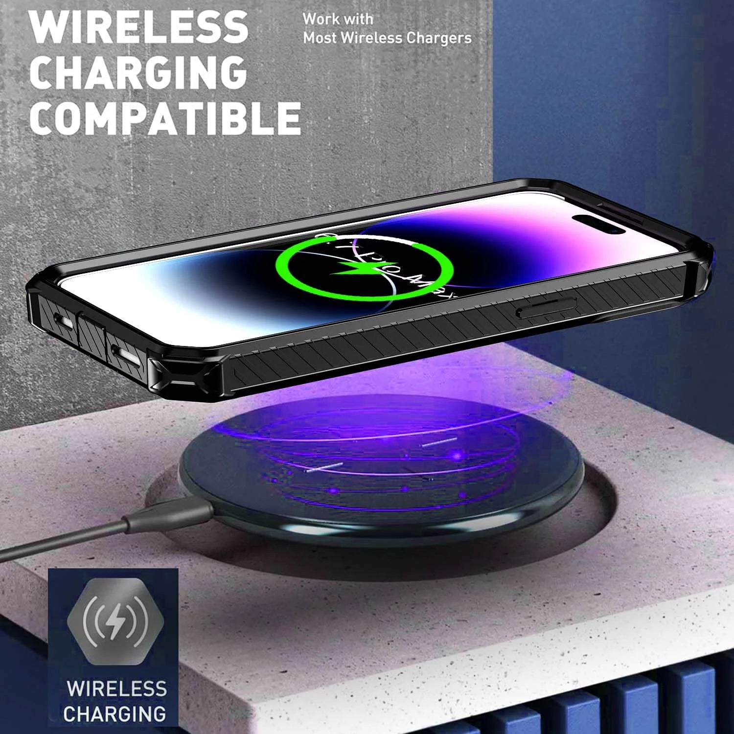 Stand Case for iPhone 16e/16/15/14/13/12/11 Pro Max XR SE 2022 7 8 Case [Compatible with Magnetic][Invisible Magnet Kickstand]