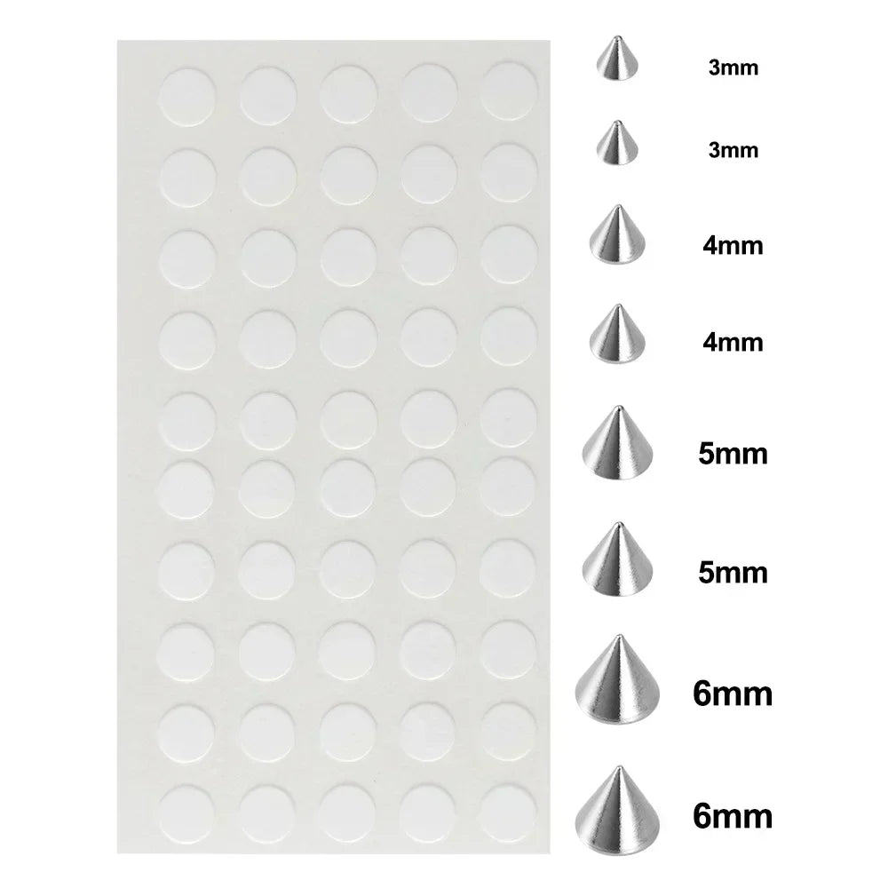 180pcs Metal Fake Nose Ring Stickers Non Piercied Lip Nails Ear Stud for Women Men Pack Fake Eyebrow Lip Piercing Body Jewelry