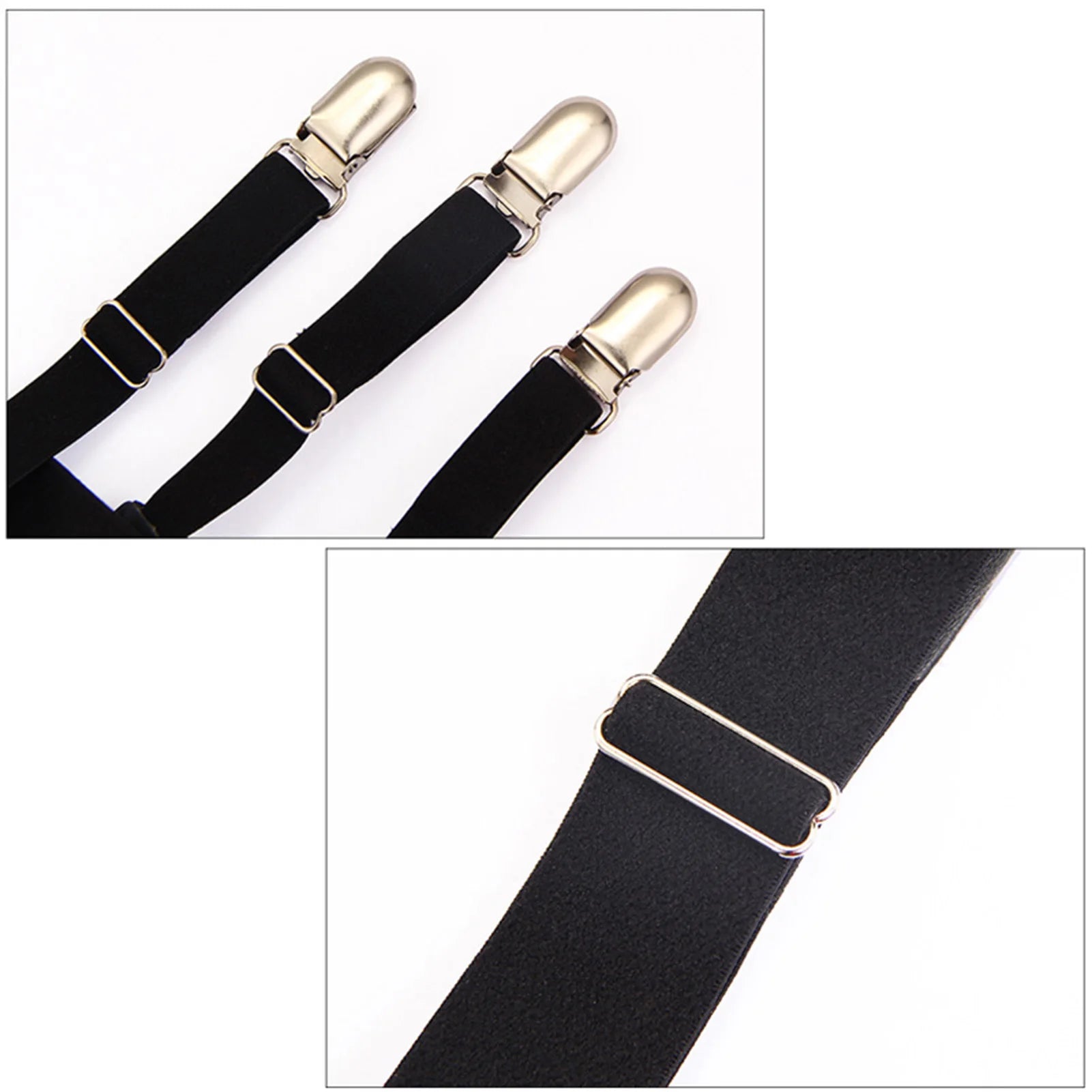 Shirt Stays Clips n Women Comfort Hidden Suspender Belt Shirt Lock Straps n Police and Military