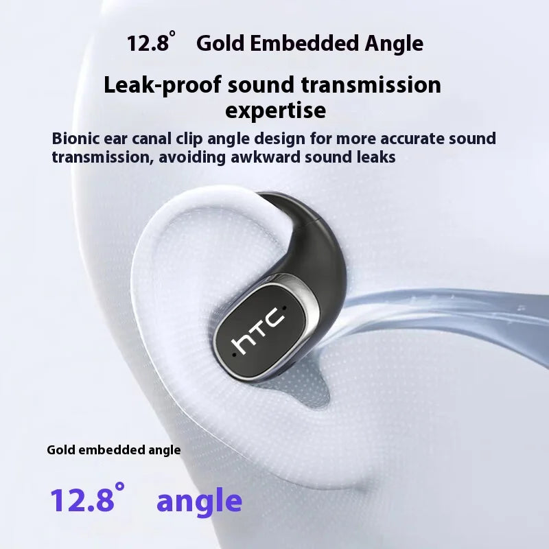 HTC AI Translation Earphones Microsoft Model High Definition Screen 48H long Battery Endurance Wireless Bluetooth Office Gift