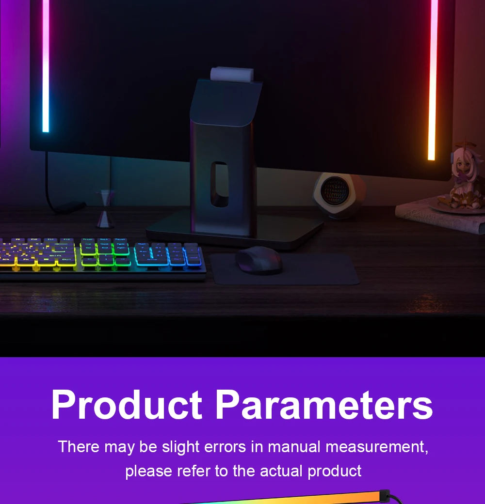 Smart Ambient TV PC Display Sync Computer Monitor Backlight LED Strip Light RGB Color DIY Game Holiday Atmosphere Computer