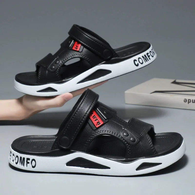 Kidmi Mens Shoes Breathable EVA Beach Sandals Fashion Summer Outdoor Sandals For Youth Dual-purpose Casual Comfortable Slippers