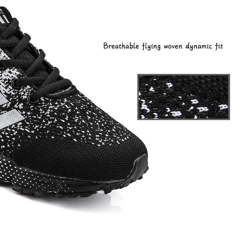 Men Shoes Comfortable Non-Slip Stable Shock Absorption Light Couple Shoes and Men's Sneakers Mesh Breathable Casual Basket Homme
