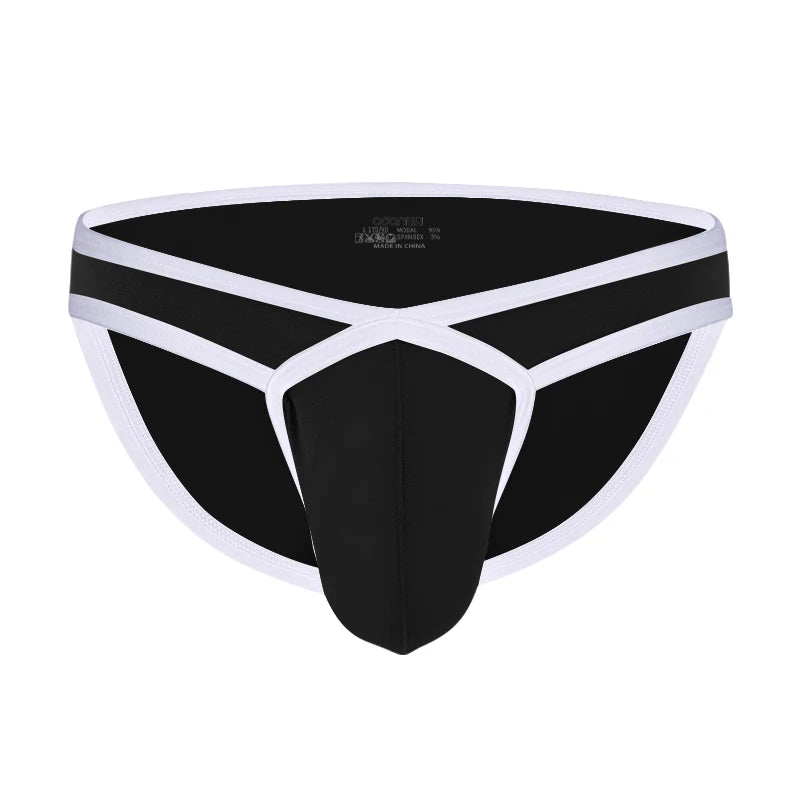 Men Modal 3D Pouch Briefs Athletic Sports Male Breathable Skin-friendly Soft Underwear High Stretch Underpants for Daily Wear