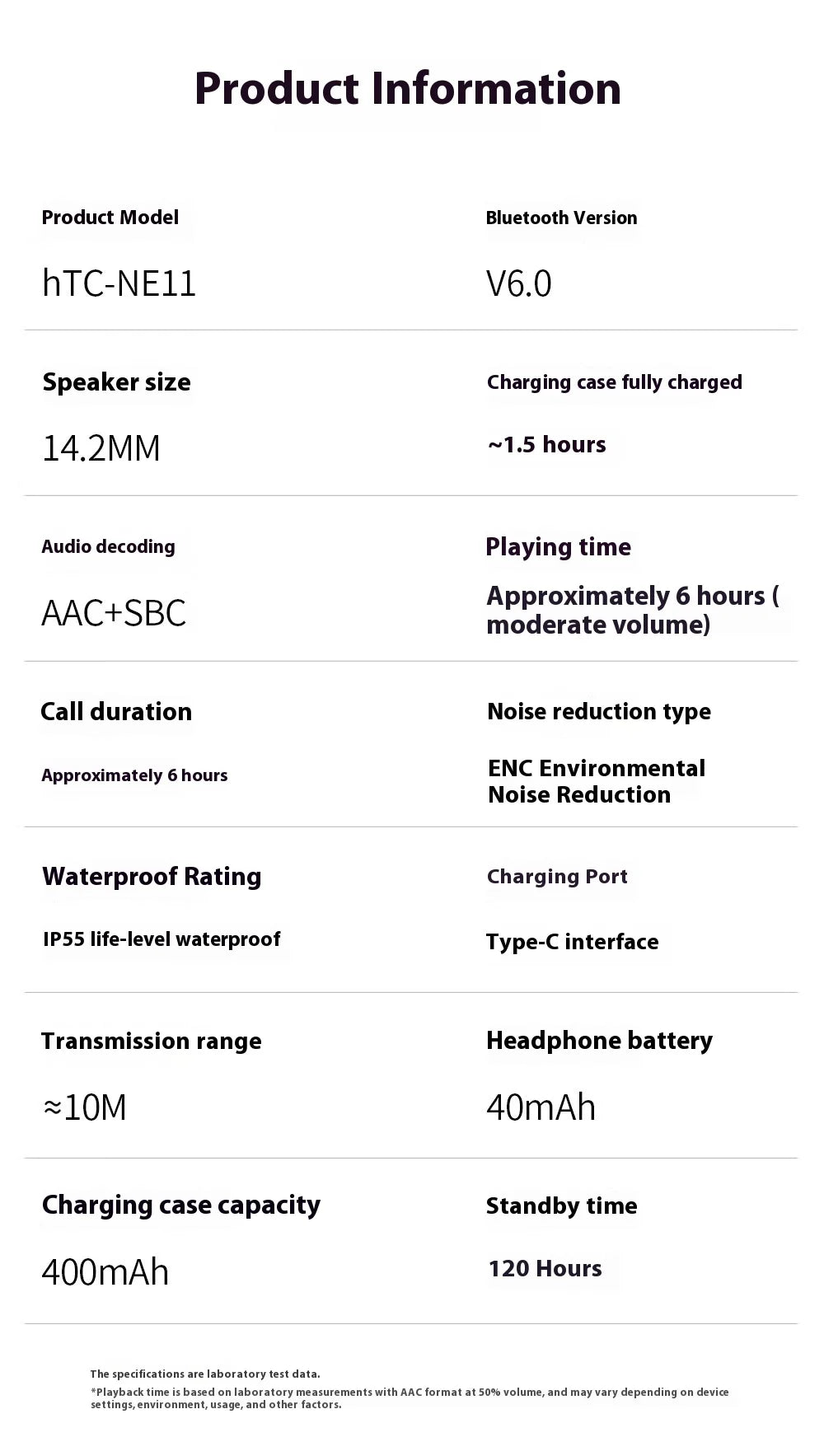 HTC AI Translation Earphones Microsoft Model High Definition Screen 48H long Battery Endurance Wireless Bluetooth Office Gift