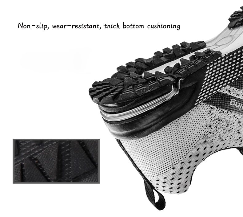 Men Shoes Comfortable Non-Slip Stable Shock Absorption Light Couple Shoes and Men's Sneakers Mesh Breathable Casual Basket Homme