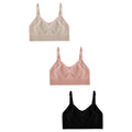 Women's Nursing Bra Set of 3 – Wire-Free Anti-Sag Comfortable Breastfeeding Underwear