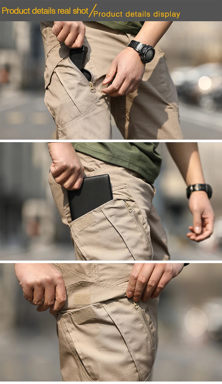 IX9 tactical overalls pants four seasons wear men's assault pants outdoor camouflage training pants wear-resistant multi-pocket