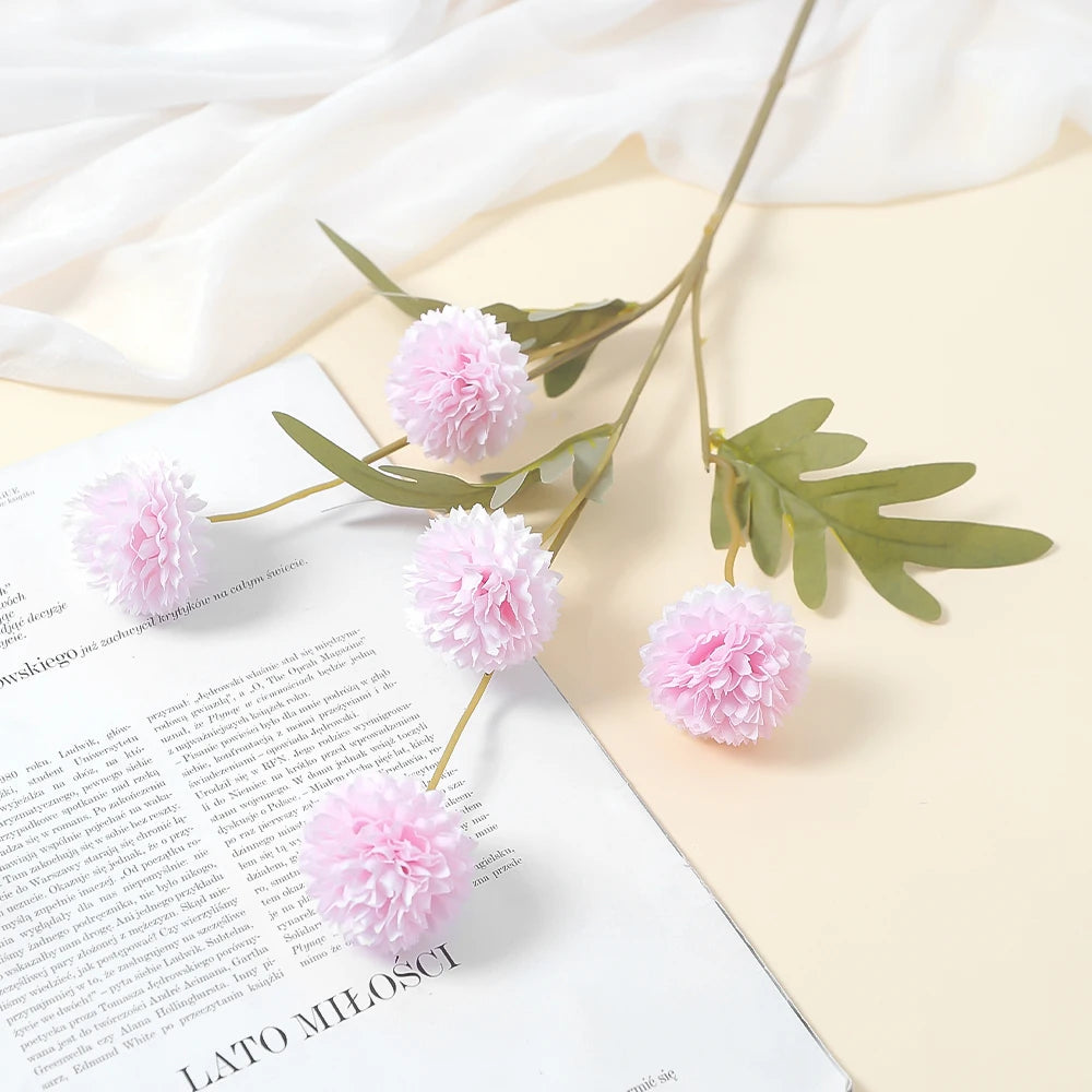1Pcs Artificial Flowers Bouquet 51CM Hydrangea Fake Flowers for Home Decor Gardern Wedding Decoration Valentine's Day Ornament