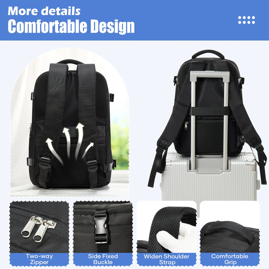 Vacuum Storage Bag, Ryanair 40x30x20 Backpack, Vacuum Backpack, Hand Luggage Travel Backpack Men Work Backpack  Cabin Laptop Bag