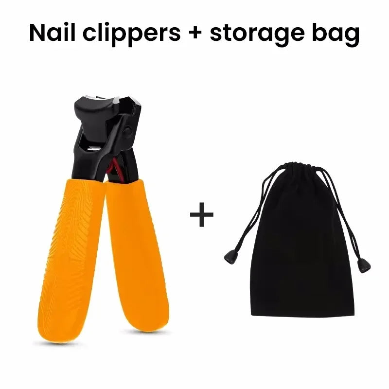 Thick Nail Clippers Set Splash Resistant False Nails Cutter Professional Nail Plier Pedicure Tools for Nail Tip Manicure Tools