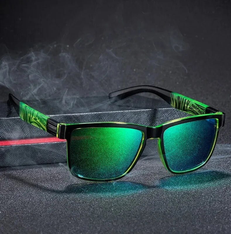 Fashionable Men Women Sunglasses Luxury Brand Designer Sun Glasses Vintage Square Driving Fishing Man Eyewear
