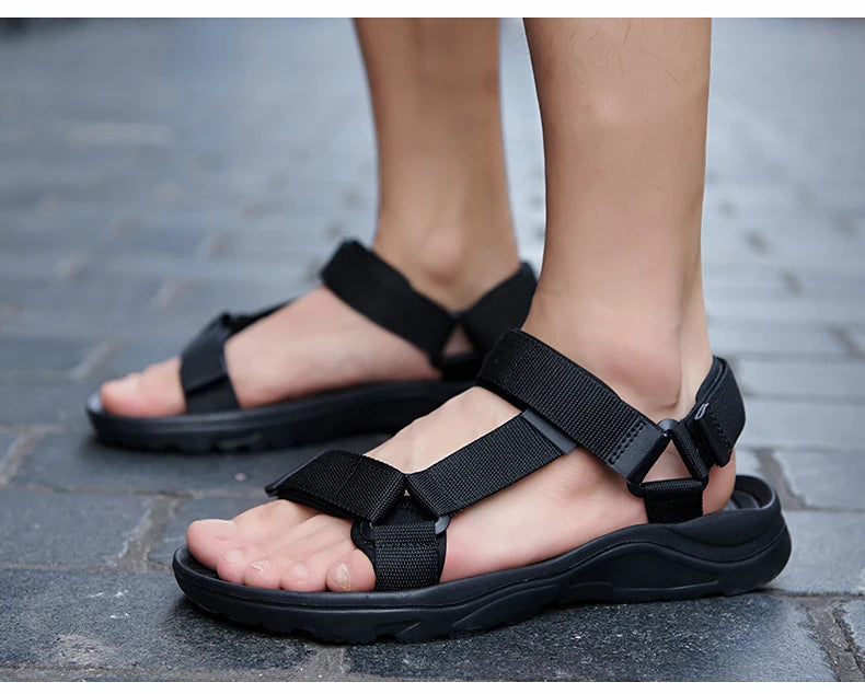 Men Sandals EVA Light Soft 2024 New Summer Casual Shoes Men Water Shoes Beach Sandals Men Couple Shoes Slippers Women Sandals