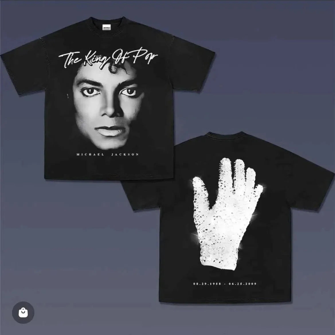 Hot Salute To Michael Jackson MJ Graphic Print T-Shirt Women Men O-neck Cotton Casual Oversized Top Streetwear Summer New Tee