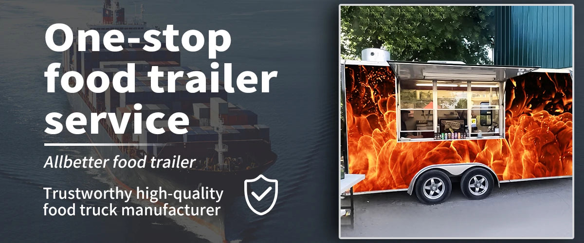 Allbetter 2026 New Luxury Multifunction Sales Vending Truck Mobile Food Truck Street Fast Food Food Trailer European Standard