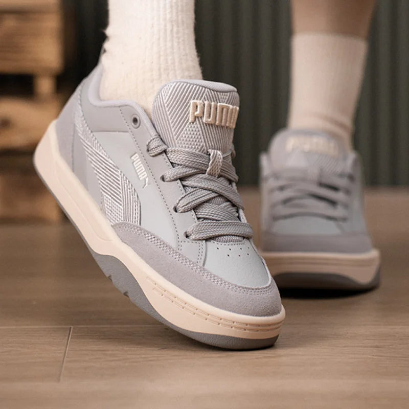 PUMA Unisex 2026 Spring Retro Chunky Bread Sneakers Low Top Casual Sports Skate Shoes 406463-02