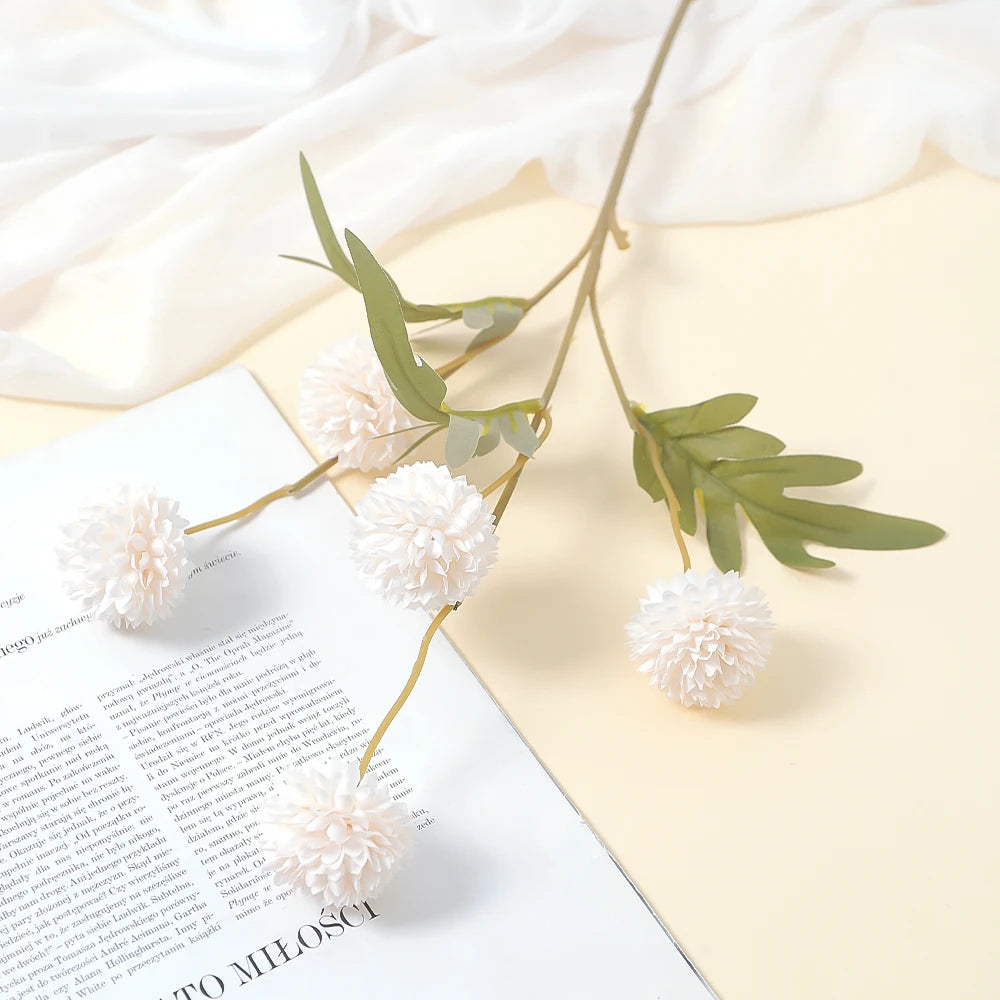 1Pcs Artificial Flowers Bouquet 51CM Hydrangea Fake Flowers for Home Decor Gardern Wedding Decoration Valentine's Day Ornament