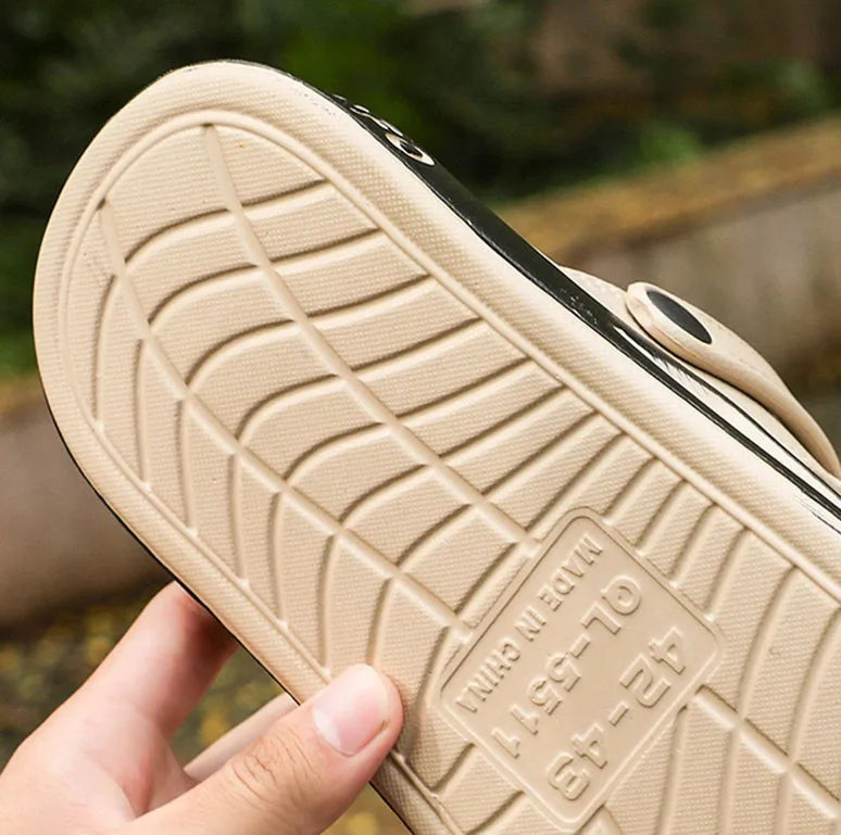 Kidmi Mens Shoes Breathable EVA Beach Sandals Fashion Summer Outdoor Sandals For Youth Dual-purpose Casual Comfortable Slippers
