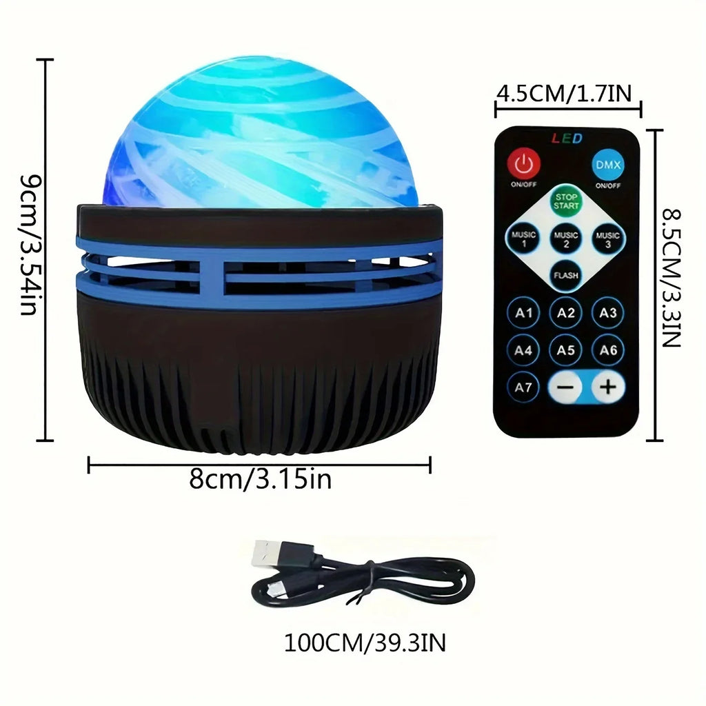 Proyector LED Cielo Estrellado con Aurora Boreal y Control Remoto