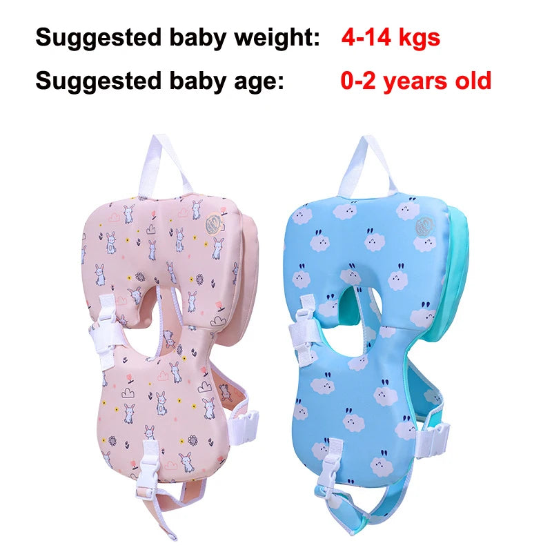 Newborn non inflatable buoyancy swim vest Professional baby neck protection swimming vest Anti rollover baby buoyancy swimsuit