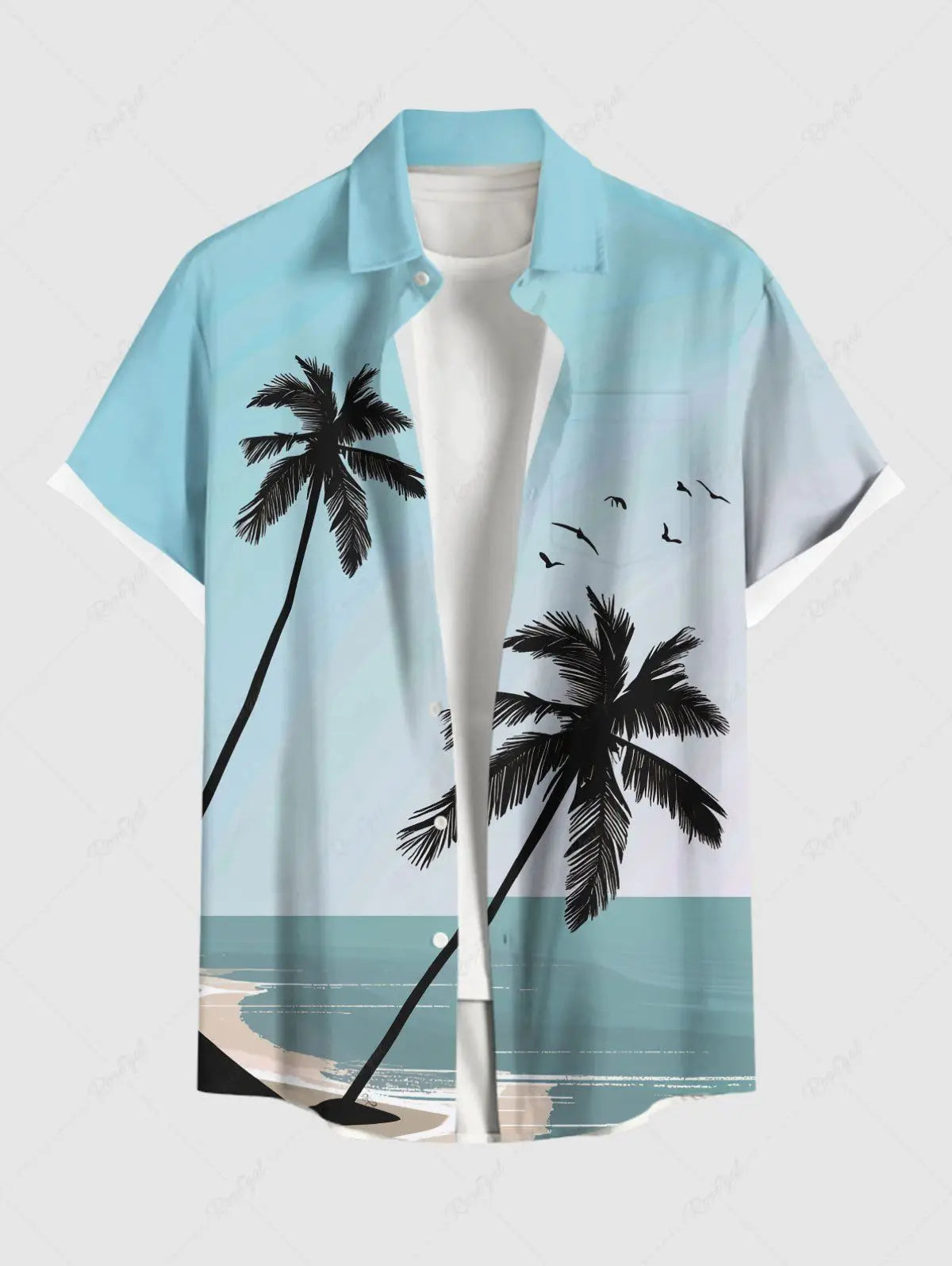 Summer Plus Size Men's Shirt 3D Prints Hawaiian Shirts Button Up Beach Vacation Shirts Short Sleeve Shirts Casual Shirts For Men