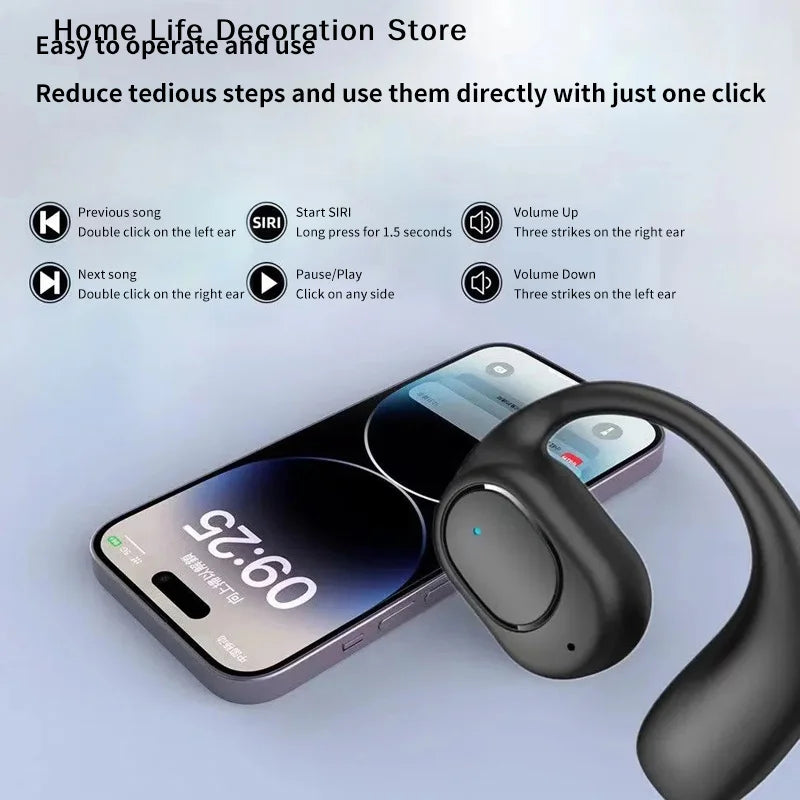 Wireless Bluetooth Headphones With Digital Display With Microphone Handsfree Noise Canceling Earphones For Driving Audifonos﻿